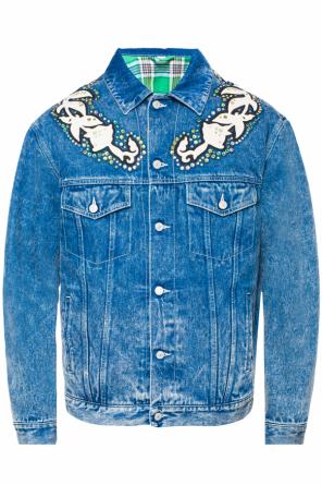 Denim jacket with logo, zdjęcie 1 Denim jacket with logo od Gucci